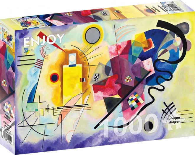 Puzzle Vassily Kandinsky: Žltá Červená Modrá 1000 Dielikov