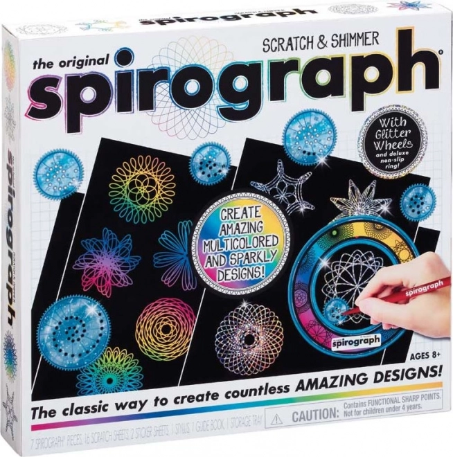 Spirograph Scratch & Shimmer Kreatívna Sada