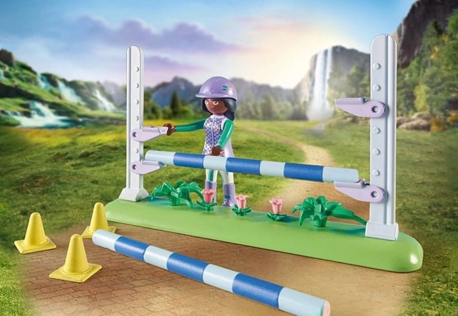 Playmobil Horses Zoe a Blaze s prekážkami