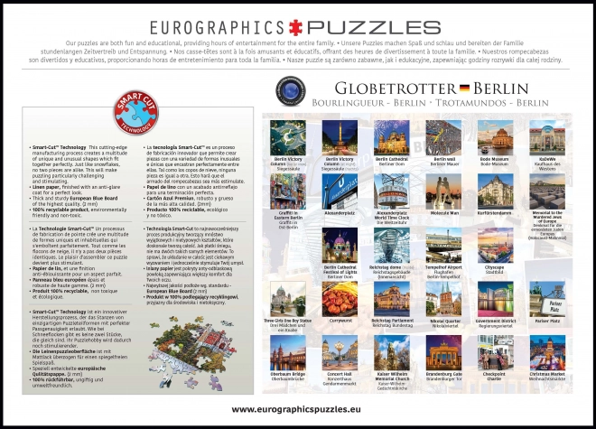 Puzzle Světoběžník Berlín 1000 dielikov