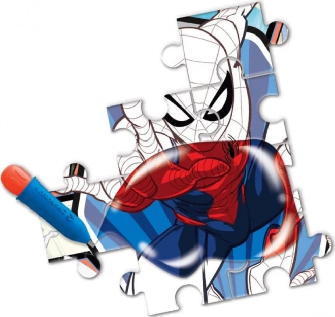 Puzzle s maľovaním vodou Water Magic: Spiderman 30 dielikov