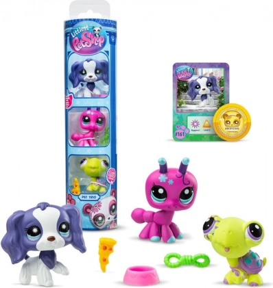 Littlest Pet Shop 3 figúrky - rôzne druhy