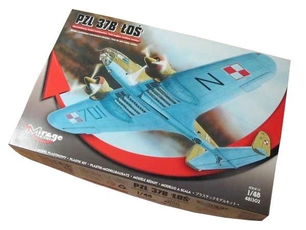 Model bombardéra PZL 37B Łoś