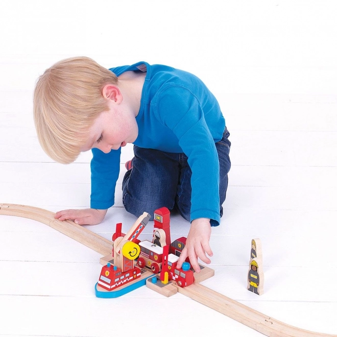 Hasiči záchranári Bigjigs Rail