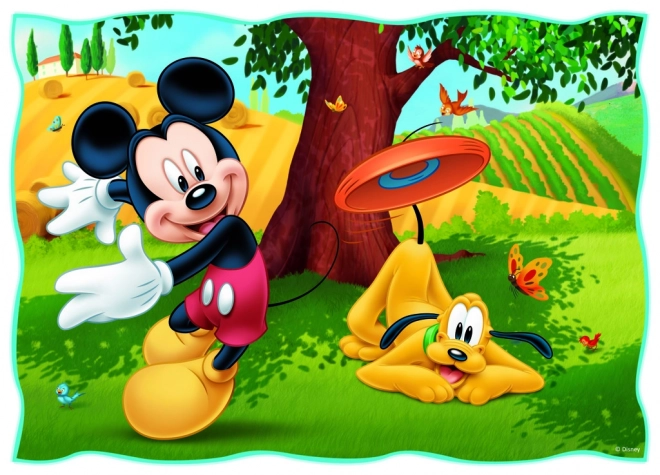 Trefl Puzzle Mickey Mouse: Krásny deň 4v1