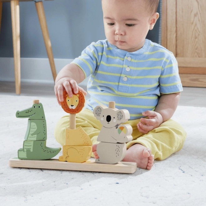 Drevené zvieratká skladací súbor od Fisher-Price