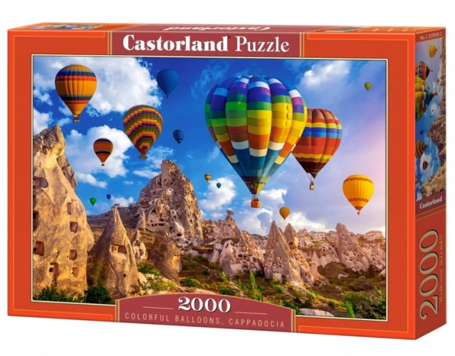 Puzzle 2000 dielikov Farebné balóny Kappadokia