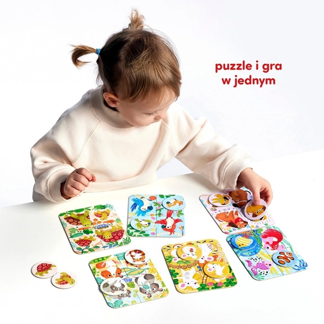 Puzzle myška a priatelia
