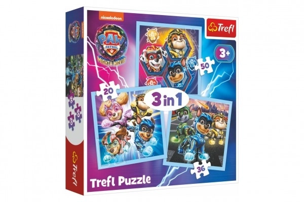 Puzzle 3v1 Paw Patrol Mighty Pups