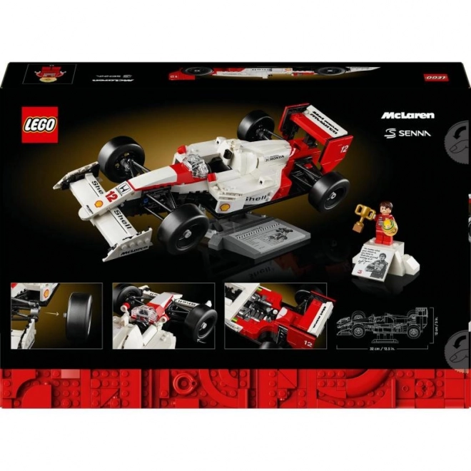 LEGO Icons McLaren MP4/4 a Ayrton Senna