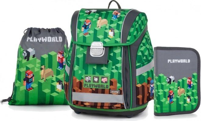 Oxybag školský set Premium Light Playworld