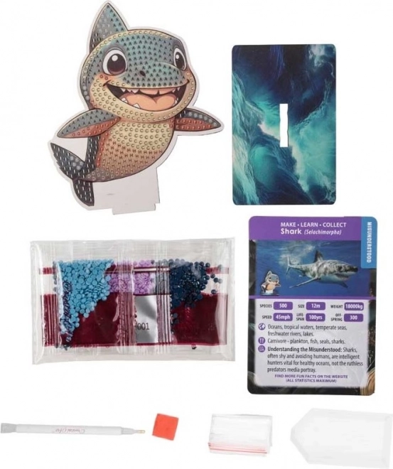 Diamantové maľovanie Oceán: Žralok