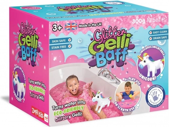 Premení vodu na trblietavé gélové želé