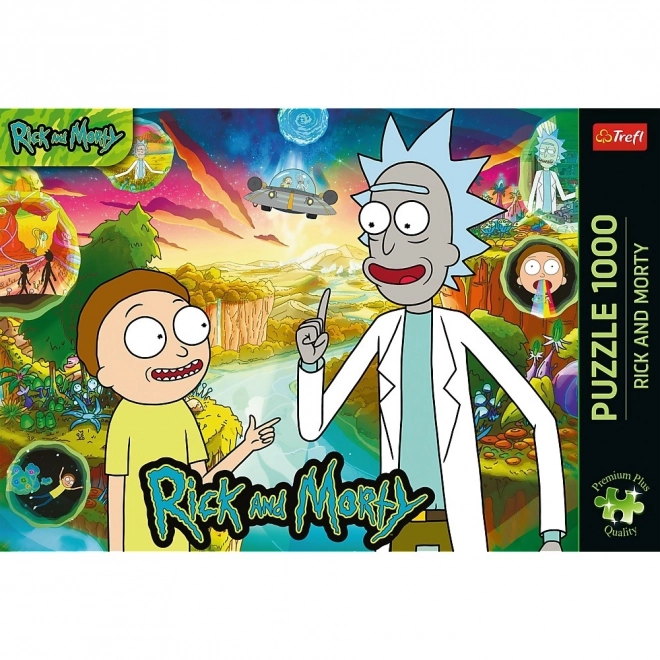 Puzzle Rick a Morty 1000 Ks Premium Plus