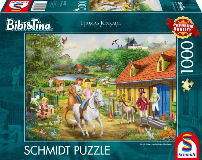 Puzzle Bibi a Tina: Martinova farma 1000 dielikov