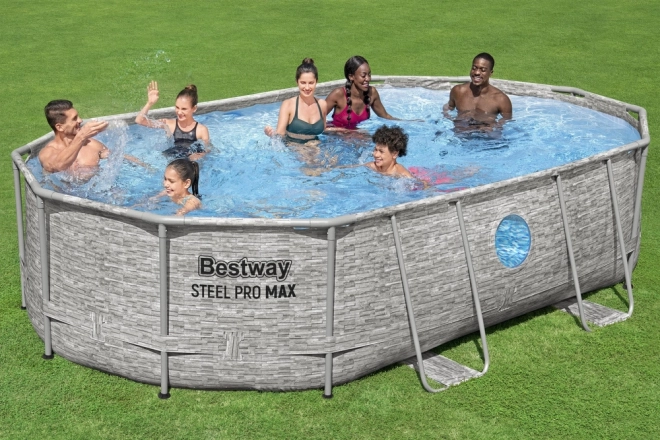 Samonosný bazén Bestway Power Steel Swim Vista 427 x 250 x 100 cm