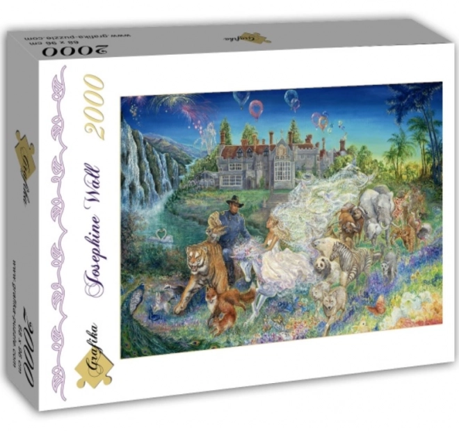 Grafika Puzzle Rozprávková svadba 2000 dielikov