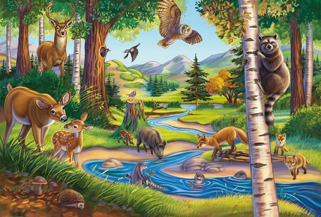 Puzzle Moje obľúbené zvieratká 3x48 dielikov