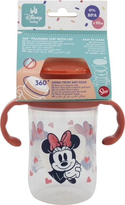 Detský tréningový hrnček Minnie 395 ml