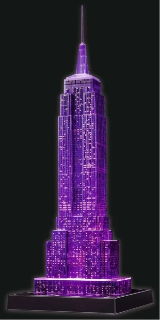 Svietiace 3D Puzzle Nočná Edícia Empire State Building