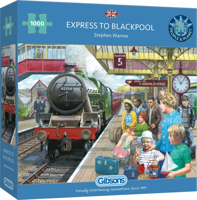 Puzzle Express Do Blackpoolu 1000 Dielikov