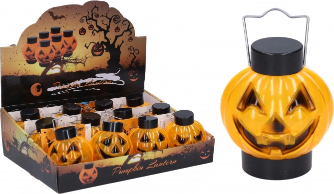 svietiaca halloweenska tekvica 8 × 7 cm