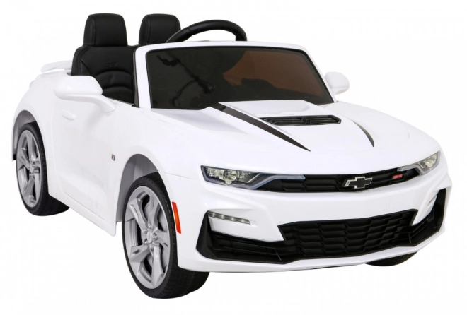 Chevrolet Camaro 2SS s batériou + diaľkové ovládanie + EVA kolesá + ľahké štartovanie + zvuky a osvetlenie – Biela