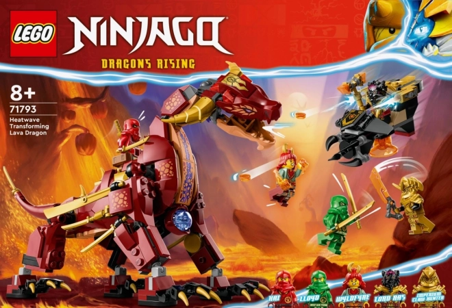 LEGO Ninjago Heatwave a jeho transformačný lávový drak