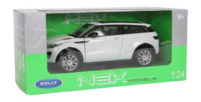 Land Rover Range Rover Evoque model 1:24 biely