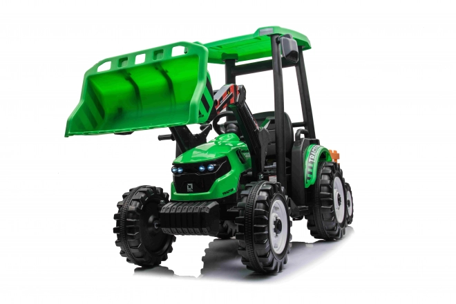 MEGA Traktor D68 s prívesom zelený
