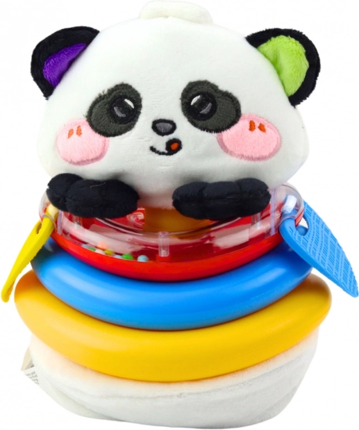Hojdacia hračka s krúžkami Panda