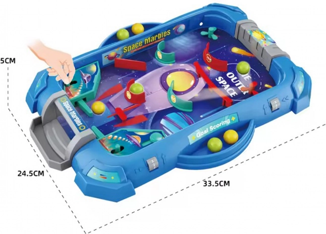 WOOPIE hra zručnosti Flipper "Kozmická Hra" 2v1