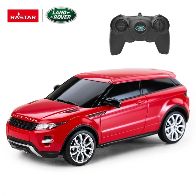 Zásuvné auto Range Rover Evoque červený