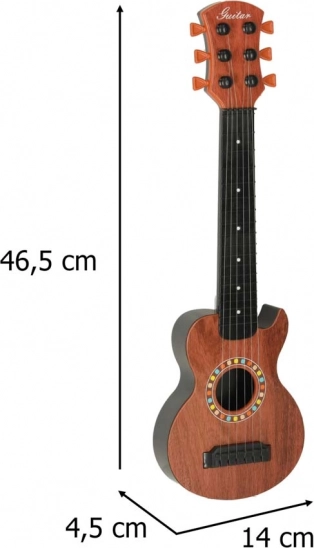 Klasická detská gitara drevená 6 strún 46,5 cm
