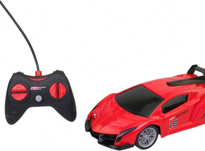 Auto s diaľkovým ovládaním s dymom a svetlom