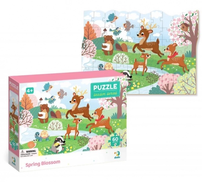 Dodo puzzle ročné obdobia: jar v rozkvete