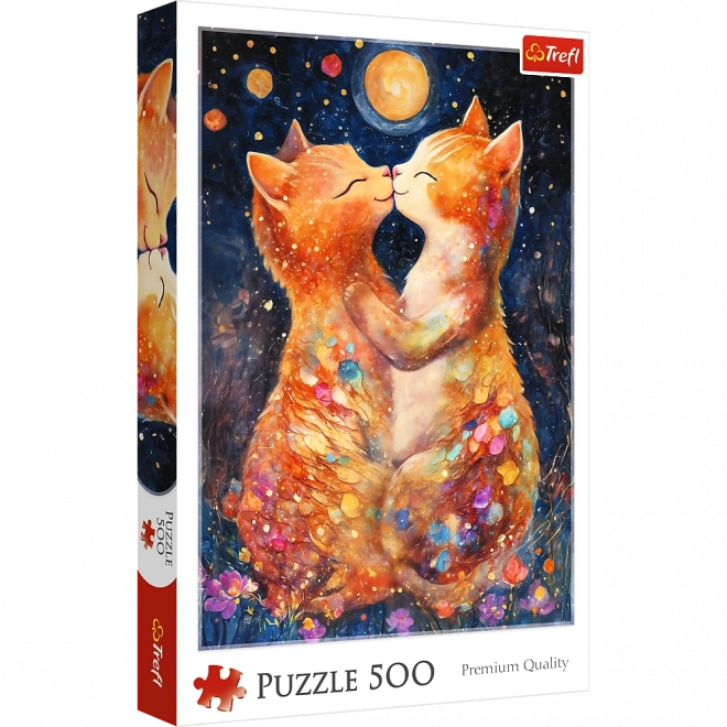 Puzzle 500 dielikov – bozk v mesačnom svite Trefl