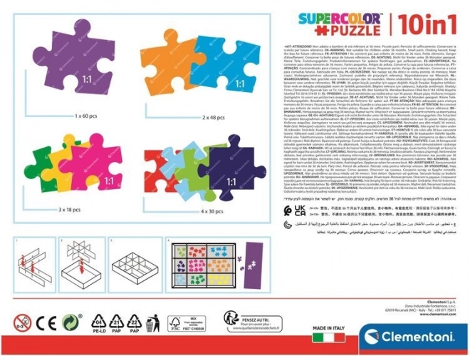 CLEMENTONI Puzzle Tlapková patrola 10v1