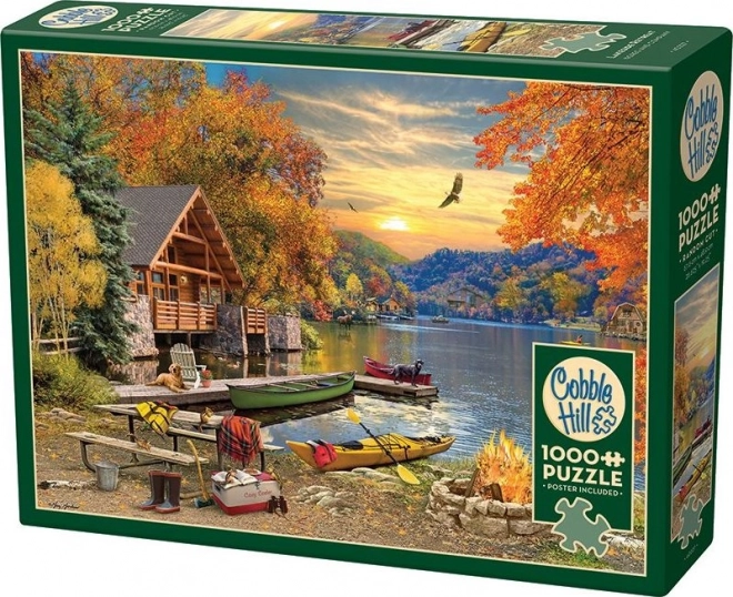 Puzzle Útočisko pri jazere 1000 dielikov