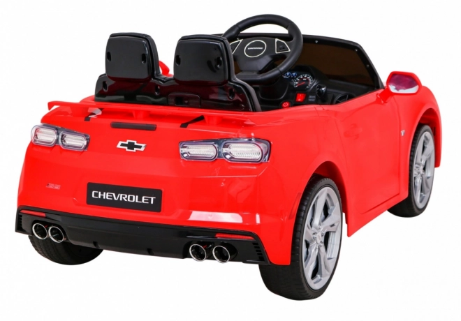 Chevrolet Camaro 2SS s batériou + diaľkové ovládanie + EVA kolesá + ľahké štartovanie + zvuky a osvetlenie – Červená