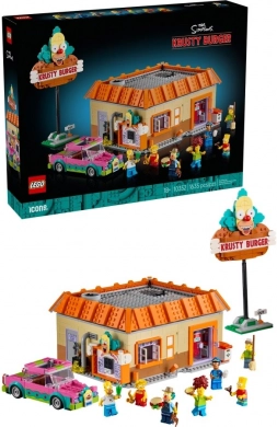 icons 10352 the simpsons: krusty burger stavebnica pre dospelých