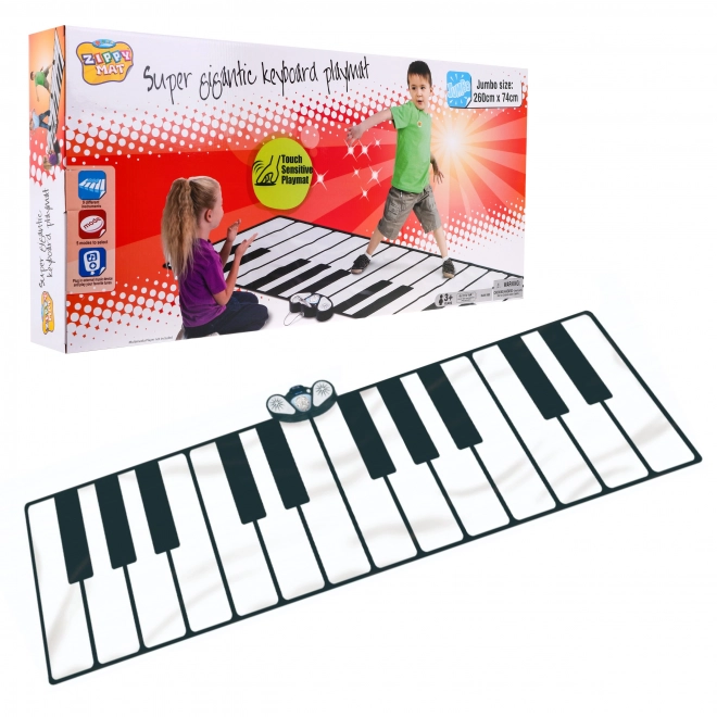 Veľká hudobná podložka pre deti 3+ Keyboard XXL