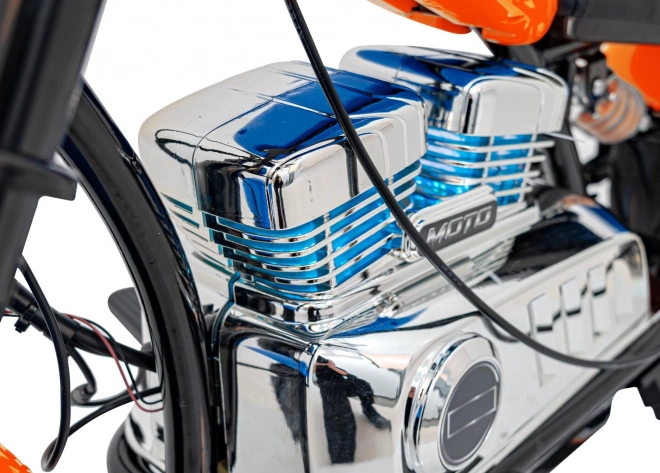Motocykel Chopper Warrior Orange
