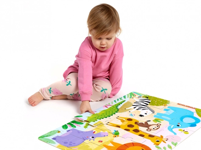 CzuCzu divoké puzzle Sawanna