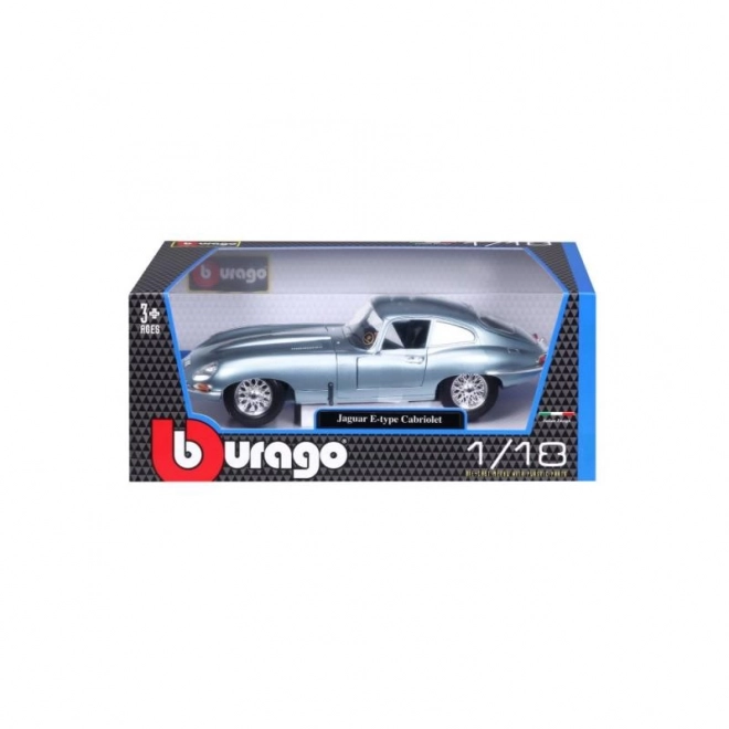 Kovový model Jaguar E Coupe od Bburago