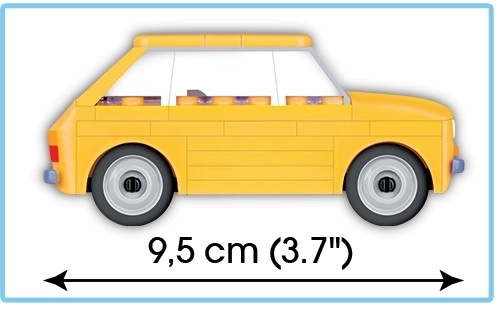 Kocky 71 dielikov Poľský Fiat 126P