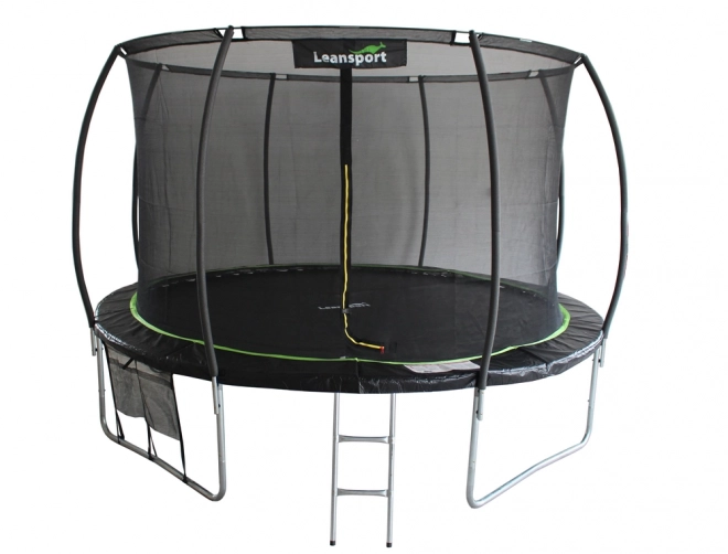 Trampolína Lean Sport Max 14ft čierno-zelená