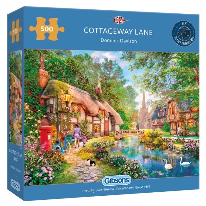 Gibsons Puzzle Cestička medzi chalupami 500 Dielikov