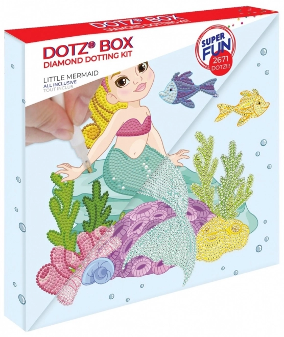 Sada Diamond Dotz Malá morská panna