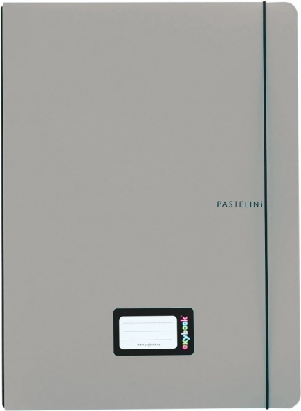 Zápisník Oxybook A5 40 listov Pastelini šedá